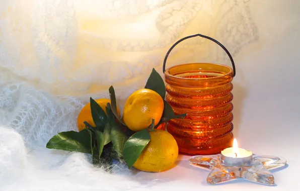 Winter, light, flame, holiday, candle, Christmas, Bank, New year