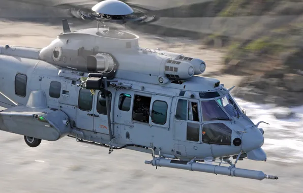 Helicopter, Shooter, Airbus, The French air force, Airbus Helicopters, Air force, H225, Airbus Helicopters H225M