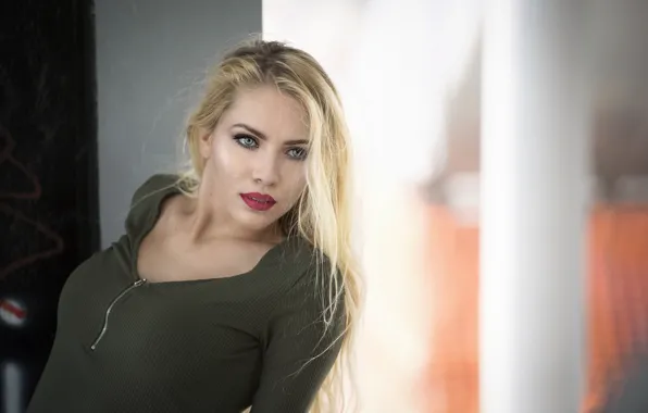 Picture summer, look, background, model, hair, lipstick, beauty, Asha