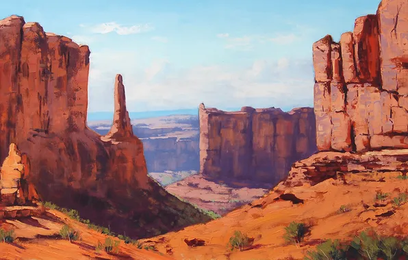 Canyon, art, Utah, ARTSAUS