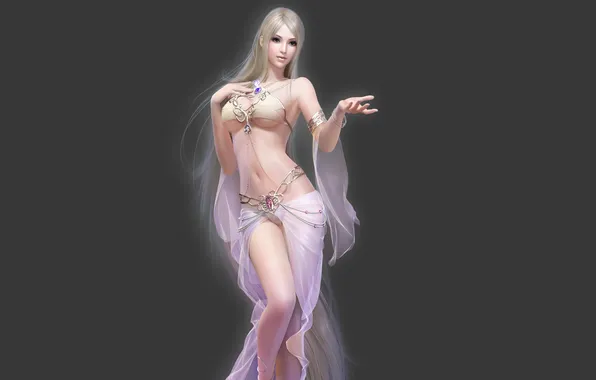 Look, girl, hair, the game, online, Forsaken World