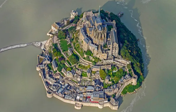 France, the monastery, Normandy, Mont-Saint-Michel