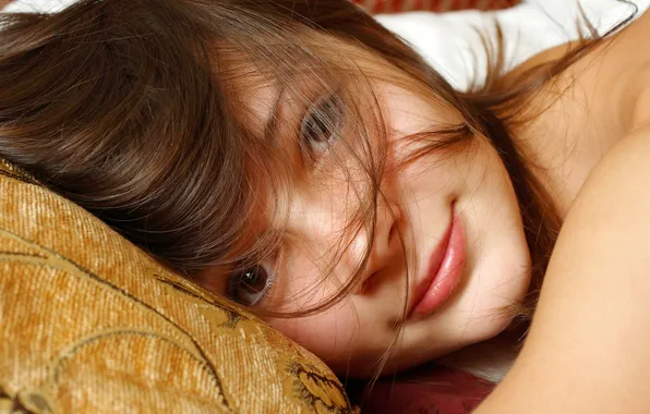 Look, girl, face, smile, Alina