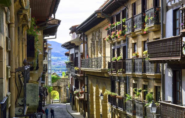 Picture Spain, Old Town, Hondarribia, Guipúzcoa