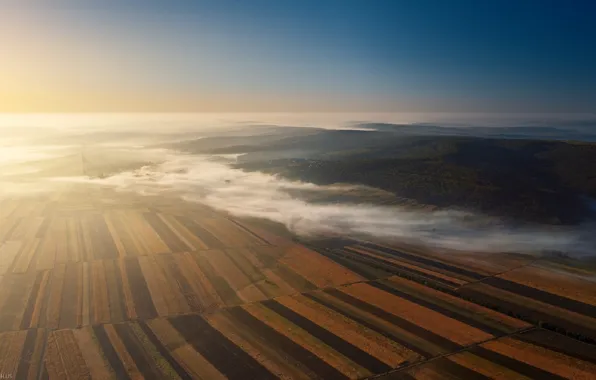 Picture field, autumn, Moldova