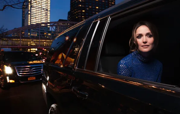 Actress, brown hair, beauty, car, photoshoot, Rose Byrne, Rose Byrne, Vanity Fair