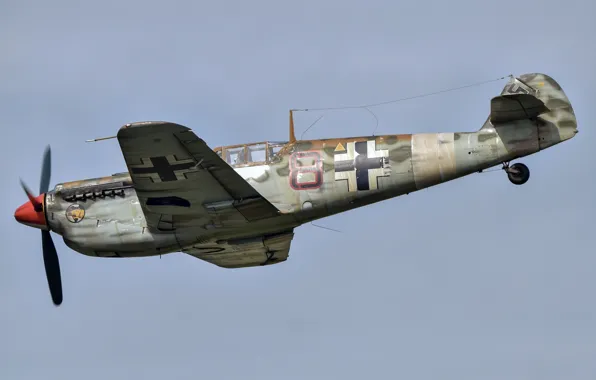 Messerschmitt, fighter-interceptor, frontline fighter, Bf 109G-2