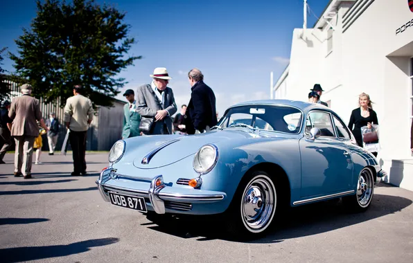 Picture retro, porsche, Porsche, coupe, 1964, 356, 356c