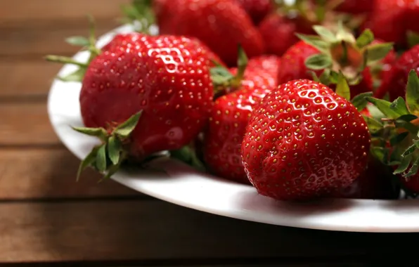 Red, berries, background, Wallpaper, food, strawberry, wallpaper, widescreen
