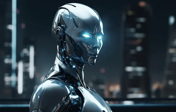 Picture cyborg, futuristic, robotic