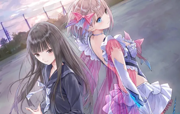 Picture girl, anime, art