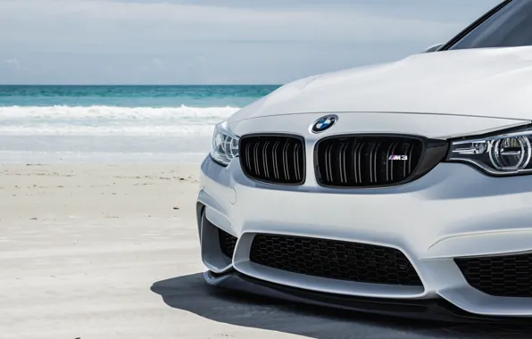 Picture BMW, Water, White, Wave, F80, Sight