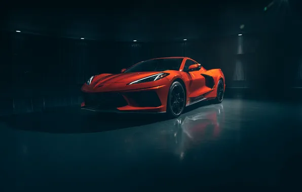 Corvette, Chevrolet, Stingray, 2020, C8