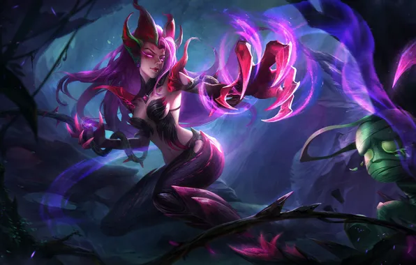 Girl, The game, Girl, Fantasy, Claws, Art, Art, Fiction