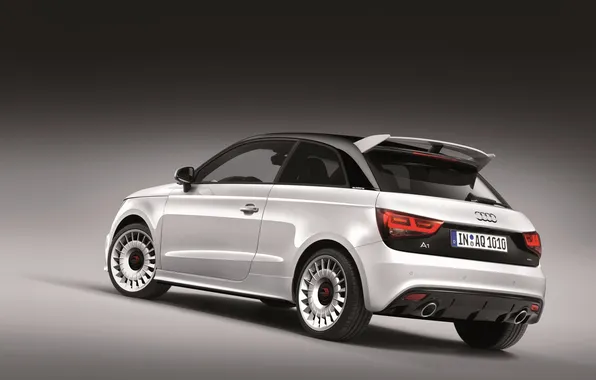 Picture Audi, white, cars, auto, wallpapers auto, the audi a1 quattro