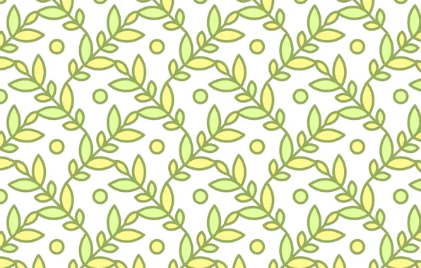 White, leaves, flowers, background, flowers, background, pattern, leaves