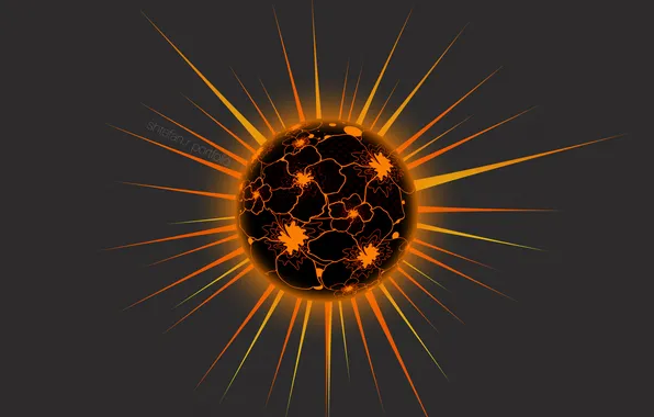 Rays, star, Wallpaper, brightness