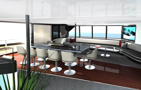 Design, style, interior, yacht, salon, Design, Suite, Yacht