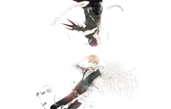 Angels, guys, Durarara, Durarara, Shizuo Heiwajima, Of Izaya Orihara, The headless horseman