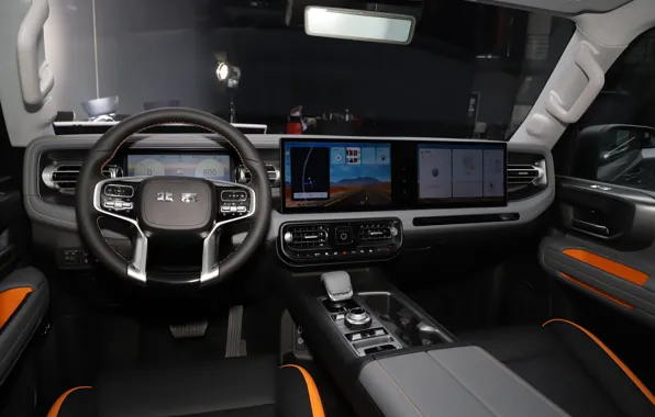 Picture interior, the interior of the car, BAIC, 2023, BAIC BJ4000, BJ4000