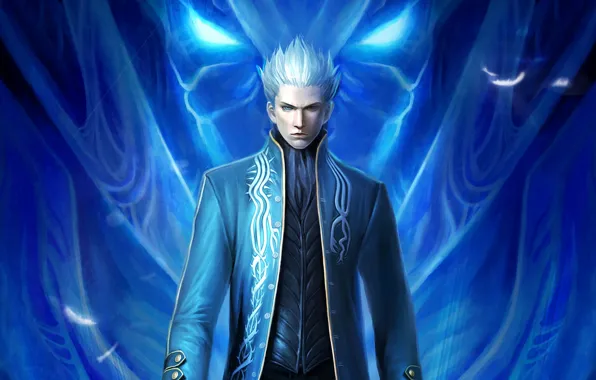 Picture the demon, DMC, blonde, game wallpapers, Virgil, Devil may cry 3, special edition, Virgil
