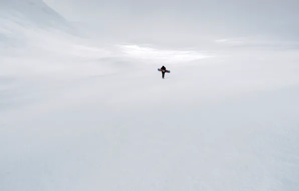 Winter, snow, nature, people, skier