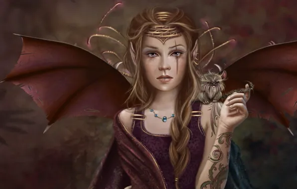 Picture girl, fiction, fantasy, art