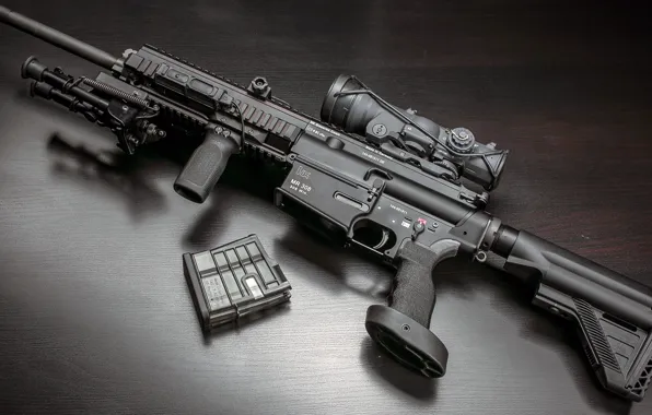 Germany, sight, rifle, shop, bipod, Heckler &amp; Koch, self-loading option, MR308