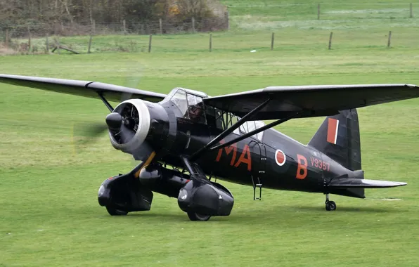 Picture field, the airfield, British, WW2, Lysander IIIA, tactical reconnaissance and liaison aircraft