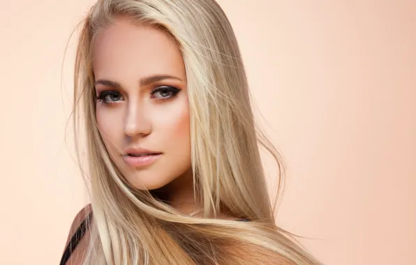 Look, girl, model, makeup, blonde