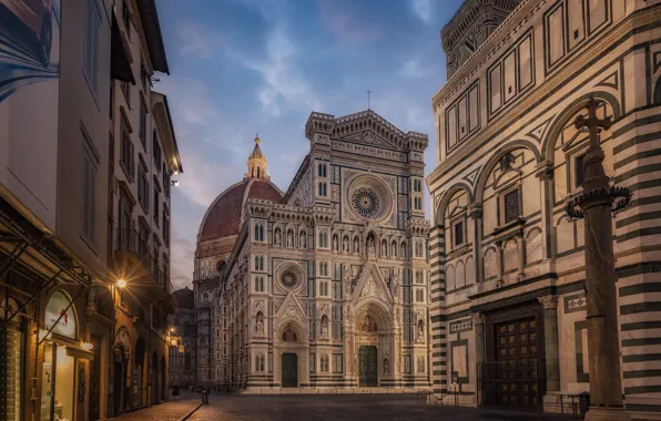 Picture street, building, Italy, Florence