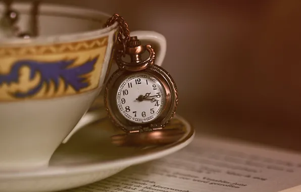 Picture watch, mug, Cup, a couple of tea, pocket