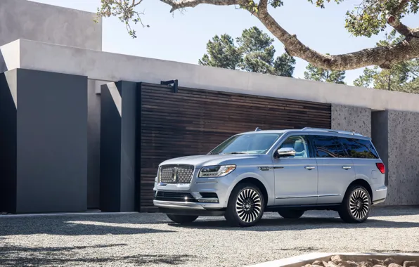 Lincoln, Car, 2018, Silver, Navigator