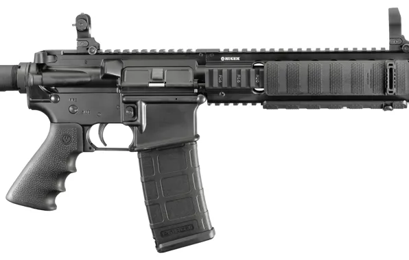 Gun, military, assault rifle, Ruger sr 556