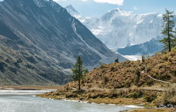 Mountains, Belukha, The Altai Mountains, Akkem