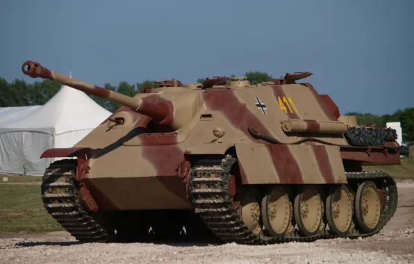 Fighter, war, installation, armor, Jagdpanther, self-propelled artillery, German, heavy