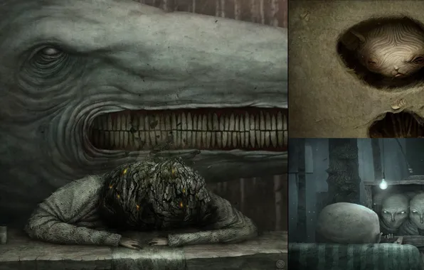 Horror, Horror, Scary, Creepy, Anton Semenov, Terrible, Creepy, Anton Semenov