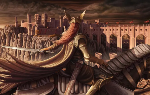 Game, FromSoftware, game girl, game art, Elden Ring, Malenia Blade of Miquella, Rudolf Karimov