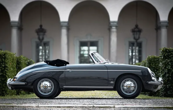 Picture Porsche, vintage, 356, 1961, Porsche 356B 1600 Super Roadster