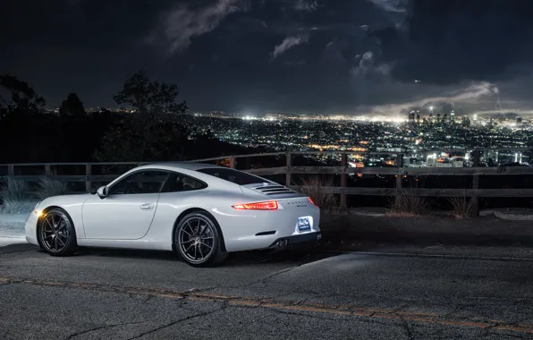 Picture night, the city, carrera, porsche 911, dejan sokolovski photography