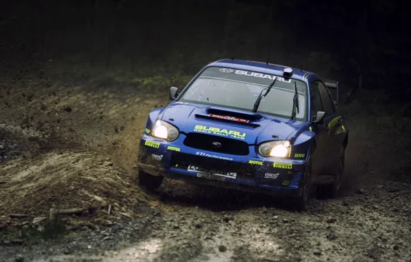 Auto, Subaru, Impreza, Sport, Machine, Race, Dirt, WRX