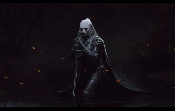 Girl, Armor, Sword, A child of prophecy, The Child of Prophecy, JJ Dogma