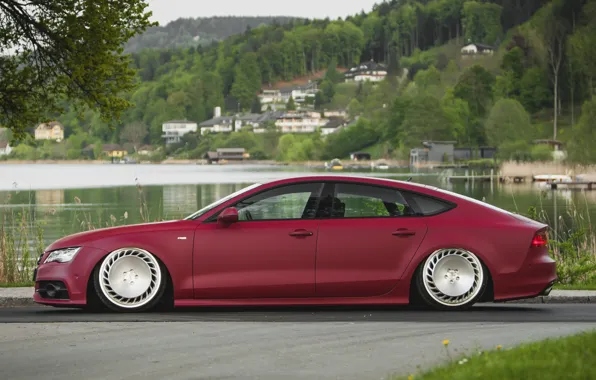 Tuning, stance, Audi A7, messer