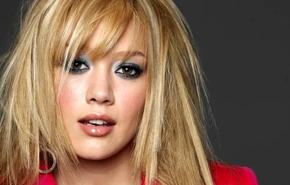 Picture look, face, hair, blonde, hilary duff