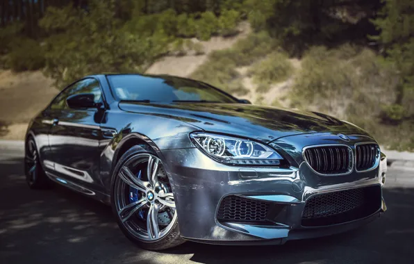 Picture BMW, Front, Coupe, Street, Silver, F13