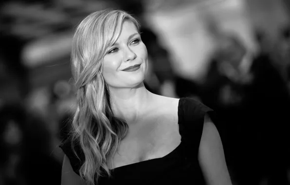 Eyes, look, girl, Kirsten Dunst, hair, figure, girl, beauty