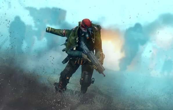 War, robots, soldiers, Lost Planet 2, Waysiders