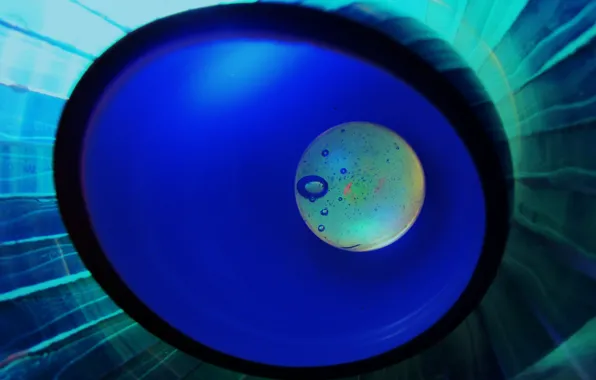 Line, color, drop, oval