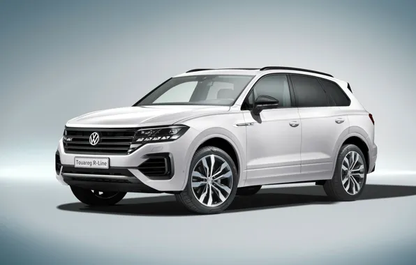 Picture Volkswagen, front view, Touareg, 2018, R-Line