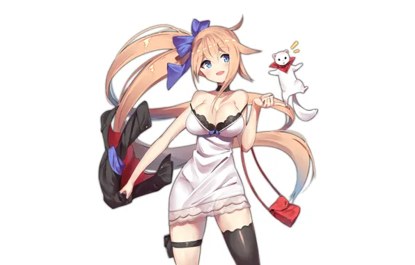 Girl, sexy, lingerie, long hair, anime, beautiful, pretty, erotic